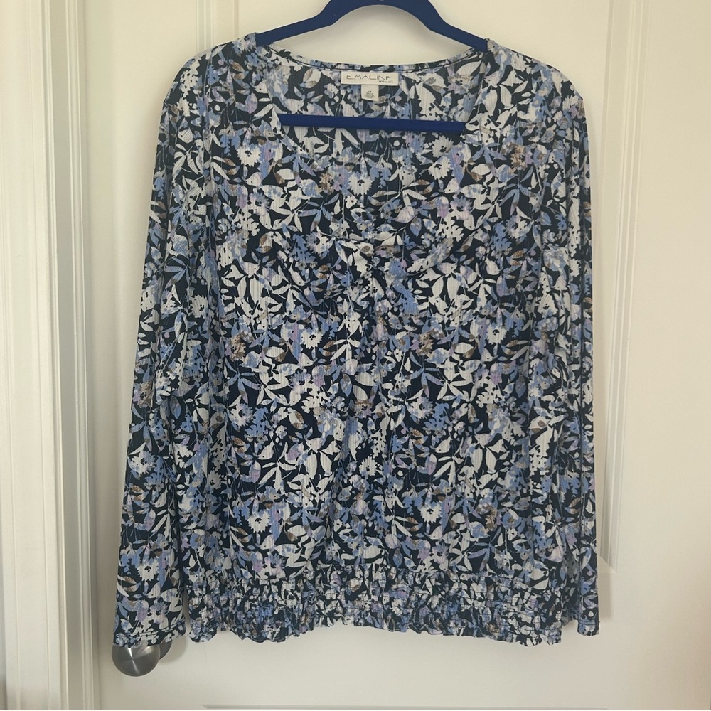 Emaline Floral Long Sleeve Blouse